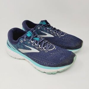Brooks Ghost 11 Women's Sneakers Sz 9.5 B Running Shoes Navy Blue Casual
